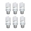 UNITEDLUX 13 Watt CFL Light Bulbs 60 Watt Equivalent, Compact