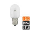エルパ(ELPA) LEDナツメ形 LED電球 照明 E12 100V 電球色 LDT1CL-G-E12-G106