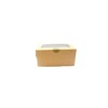 White/Brown Bakery Cupcake Box with Display Window & Cupcake Insert