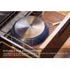MsMk Non stick frying pan set with lid Blue, 12-inch