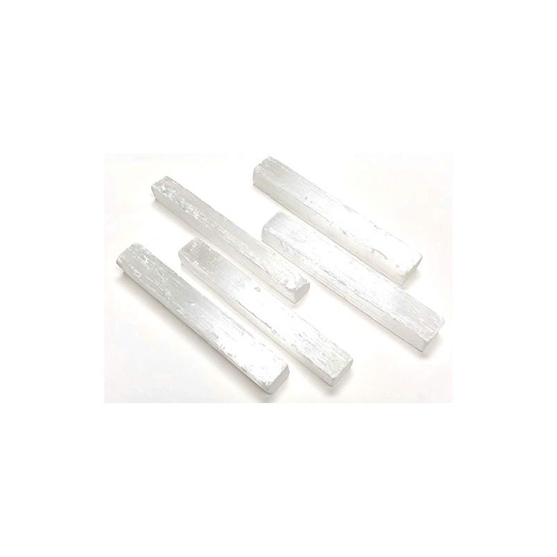 ZentronTM Crystal Collection: 5 Sticks Natural Selenite