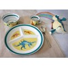 Golden Rabbit Enamelware - 3-piece Child Dinner Set (Dinosaurs)
