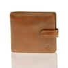 Visconti Tuscany 41 Secure RFID Blocking Genuine Leather Wallet (Tan)