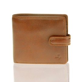Visconti Tuscany 41 Secure RFID Blocking Genuine Leather Wallet (Tan)