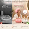 2Pzs Gorro de Ducha Grande Reutilizable de Doble Capa Impermeable