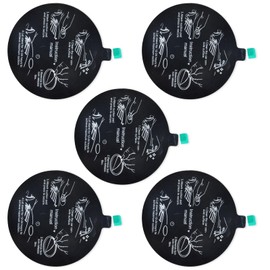 UAYESOK Suction Cup Mounting Disk Dashboard Windshield Adhesive Pad for Car Phone Holder Handheld Radio Mount, 78mm Mounting Base Disc for Dash Camera, GPS, Tablet (5 Packs)