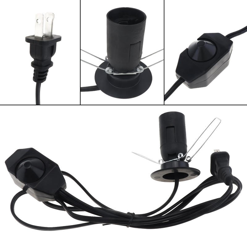 RTNLIT Salt Lamp Cord with Dimmer Switch, 6 feet Original