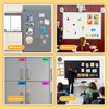 Flexible Magnet Adhesive Sheets, 5" x 7",6 PCS,Magnetic Paper for