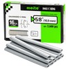 meite 16 Gauge 1/2" Hog Rings, Galvanized Hog Ring Staples