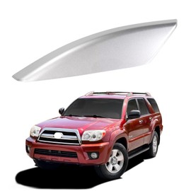 Deejecsun Roof Rack End Caps Fit for Toyota 4Runner 4WD N210 2003 2004 2005 2006 2007 2008 2009 Roof Rack Cover Shell Protection Roof Rail Accessories A Silver One On The Left Front