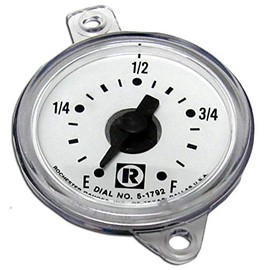 Moeller Marine Mechanical Direct Sight Fuel Tank Read Capsule,White,One,035759-10