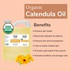 Organic Calendula Oil For Sensitive Skin -Bulk 32 Fl Oz-