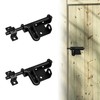 URDOGSL Heavy Duty Gate Latch with Padlock Hole Metal Thickened