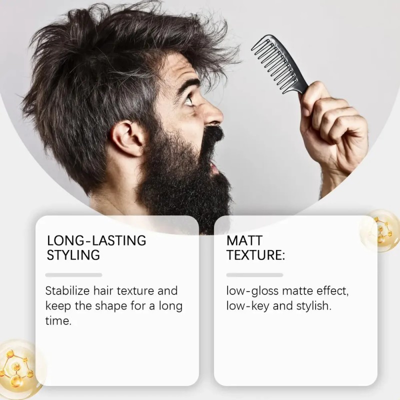 Arcilla Para Cabello Para Hombres Textura Y Volumen Instante