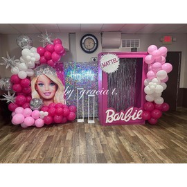 Shimmer Wall Backdrop Silver Iridescent Square Sequin Wall Panel Backdrop Decor for Wedding, Anniversary, Birthday, Party, 12 Panels