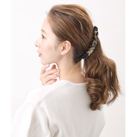 VingTAINE H7572-BE- Banana Clip with Comb, Tortoise Shell Style, Comb, Hair Access, Gift