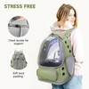 Cawypety Cat Backpack Carrier, Breathable Cat Carrier Large Space Bubble