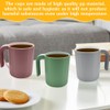 SIYINGSAERY Coffee Cups, Coffee Cups, Plastic, Set of 4, 450