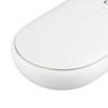 Wireless Mouse White 2.4G BT Mode Ultra Slim Silent Optical