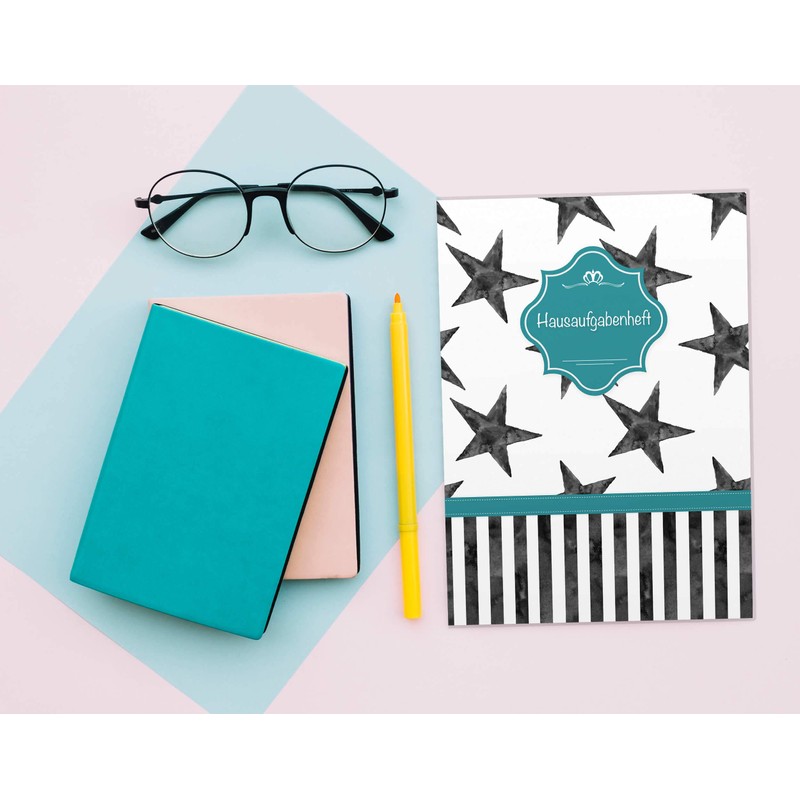OLGS Creative Royal Homework Book Cover with Exercise Book Protective