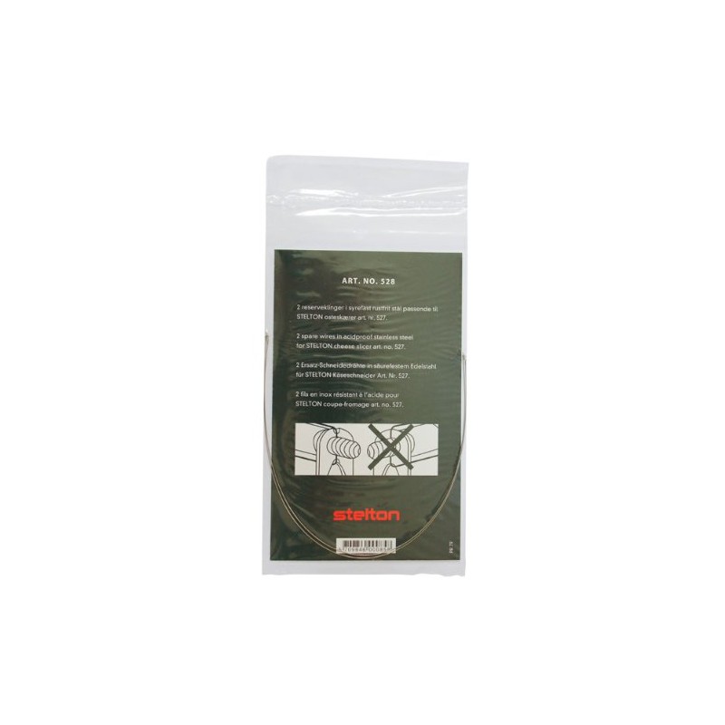 2 Ersatz-Schneidedrähte für Stelton Käseschneider 527
