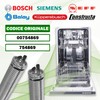 Repair kit hinges in black and spring for mounting on