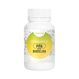 Piña más Bromelina, 60 Cápsulas por Frasco
