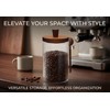 31oz Airtight Coffee Canister with Scoop, Glass Coffee Container for