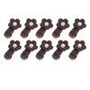 10 Sets Leather D Rings for Purse Genuine Leather Undamaged