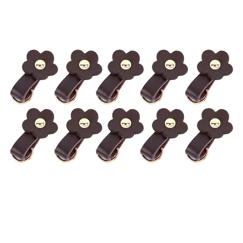 10 Sets Leather D Rings for Purse Genuine Leather Undamaged