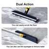 Yocada Floor Scrub Brush Telescopic Handle 2 in 1 Scrape