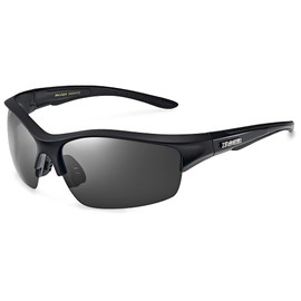 Xagger Polarized Sports Sunglasses for Men Women UV400 Wrap Around Baseball Running Cycling Fishing Golf Glasses