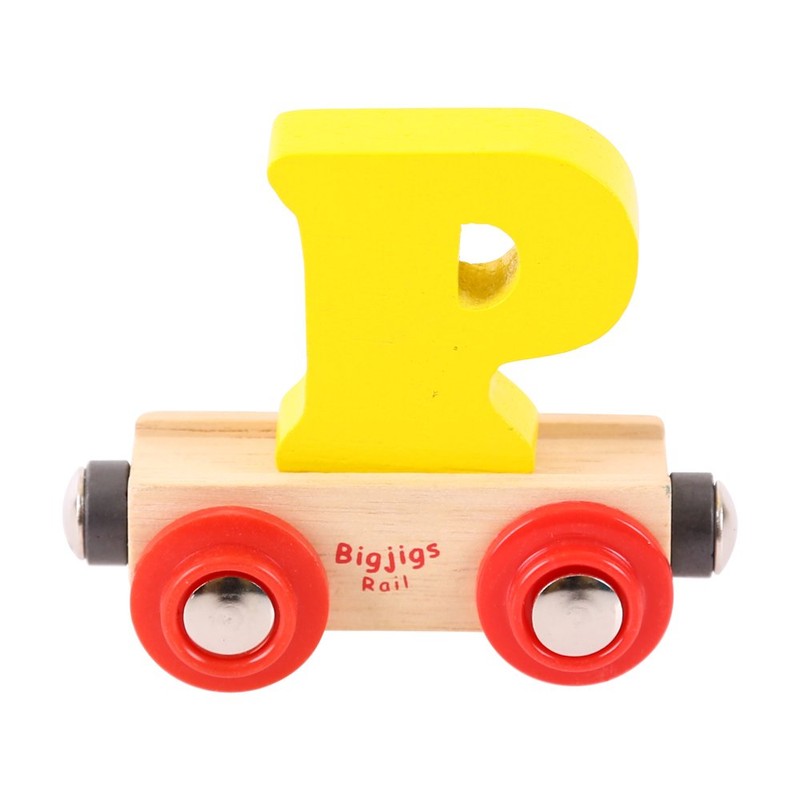Bigjigs Rail Rail Name Letter P (One Supplied)