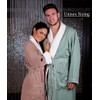 CHADSWORTH & HAIG Ultimate Doeskin Brushed Microfiber Bathrobe Lined In