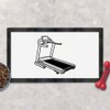 'Treadmill Exercise' Pet Feeding Mat (PM00021682)