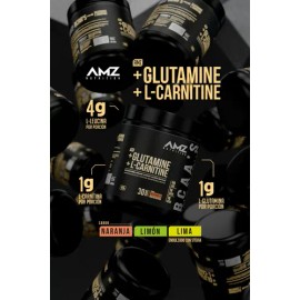Amz Bcaa 420g  Glutamina  Carnitina  30 Porciones                                                                                                     