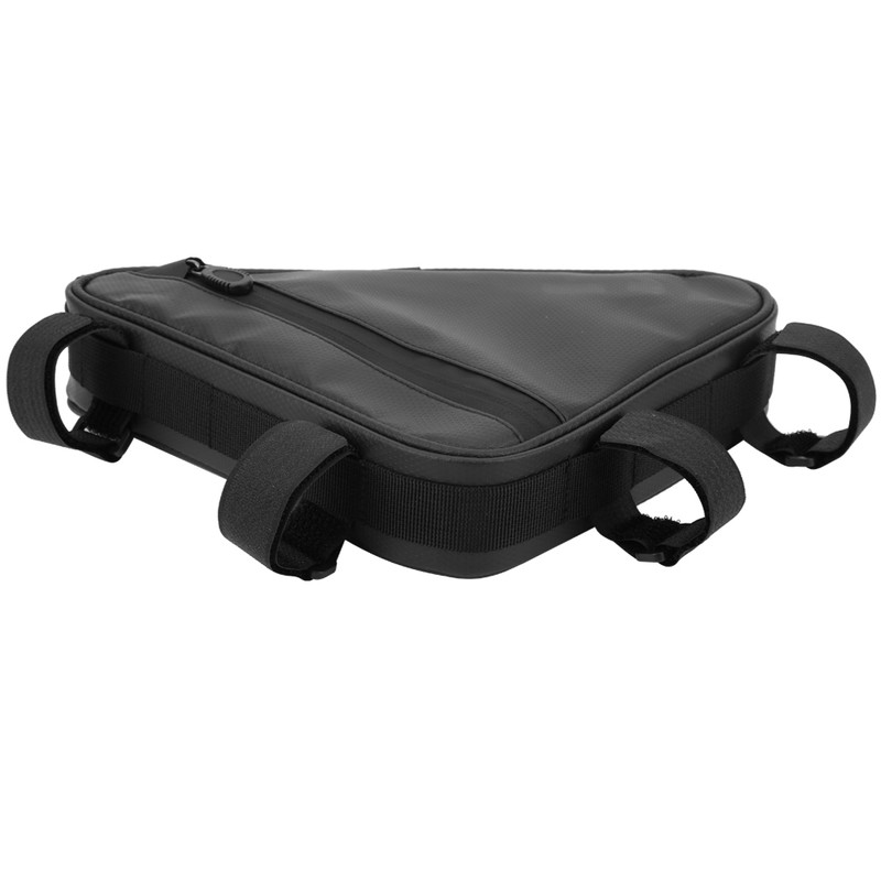 Black Tear Resistance Nylon Triangular Bicycle Kettle Front Beam Bag