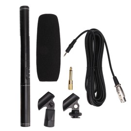 Interview Microphone Camera Condenser Mic High Sensitivity for Meeting Recording