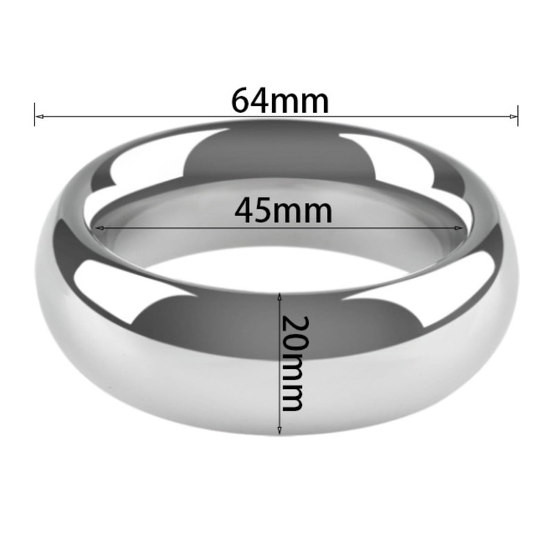 5 Sizes Metal Stainless Steel Thickened Weighted Exercise Rings for