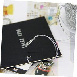 Operitacx 4pcs Tag Cords Rope Gold Silver Twine String Beading Thread for Diy Jewelry Decor