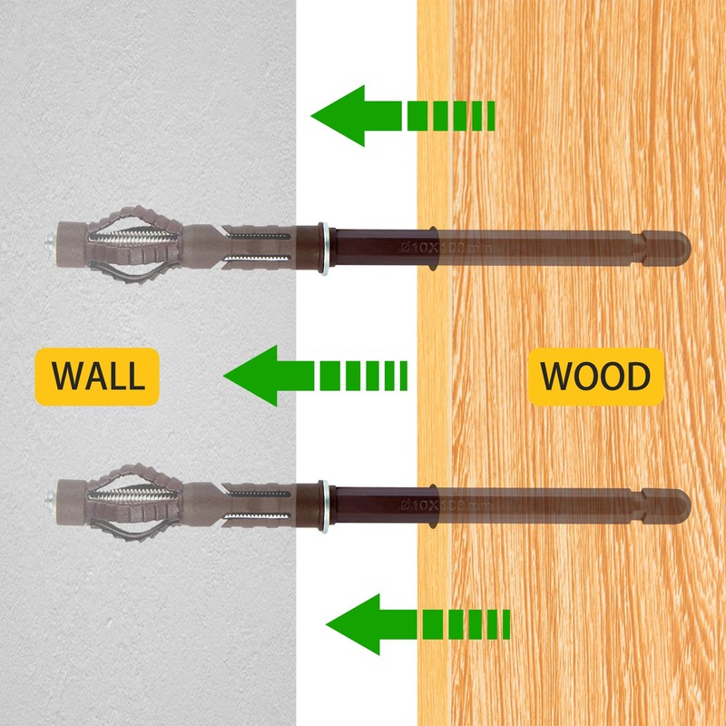 Floating Shelf Brackets - Heavy Duty Wood Invisible Concealed Shelf