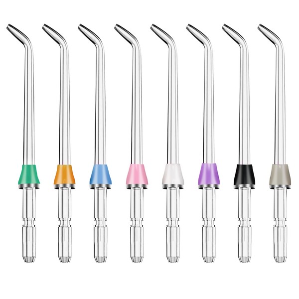 8 Pcs Flosser Replacement Heads for waterpik, Compatible with Waterpik
