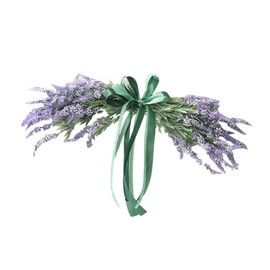 Harilla Elegant Door Wreath with Lavender Flowers for Home and Office, Purple Lavender, 50-55cm