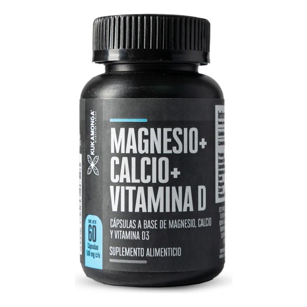Magnesio Calcio Vitamina D 60 Cpsulas Sabor Neutro Dura 20