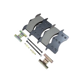 AxleTek Replacement Disc Brake Pads with Hardware for Dexter 6K-8K Axles (4 Pads) Replaces K71-629-00, A71-629-00