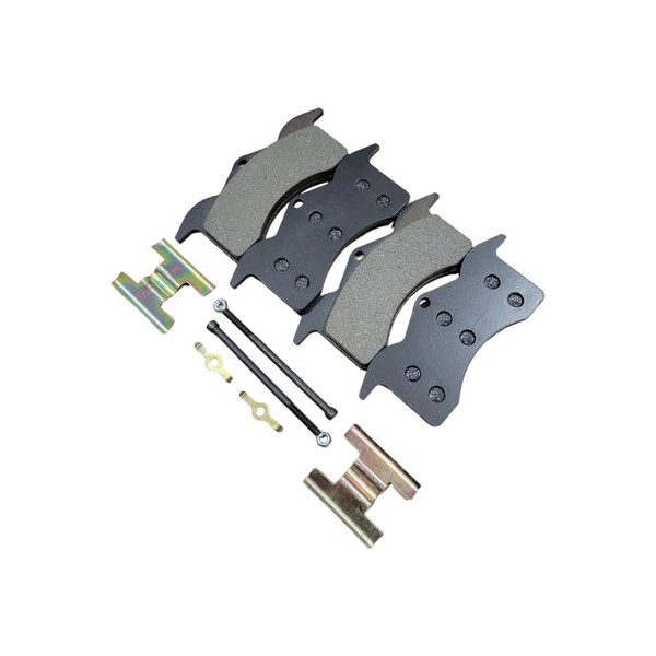 AxleTek Replacement Disc Brake Pads with Hardware for Dexter 6K-8K