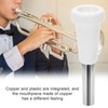 Trumpet Mouthpiece Copper Plastic Integrated 7C Labor Saving Rust Free