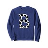 Creative Bold Marker Letter B - Cow Pattern Design Sweatshirt