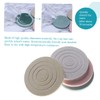 CAXUSD Diatomite Coasters Set by 4pcs Coasters Diatomite Pad Super