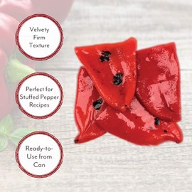 Roland Foods Whole Red Piquillo Peppers, Specialty Imported Food, 5 Lb 8 Oz Can